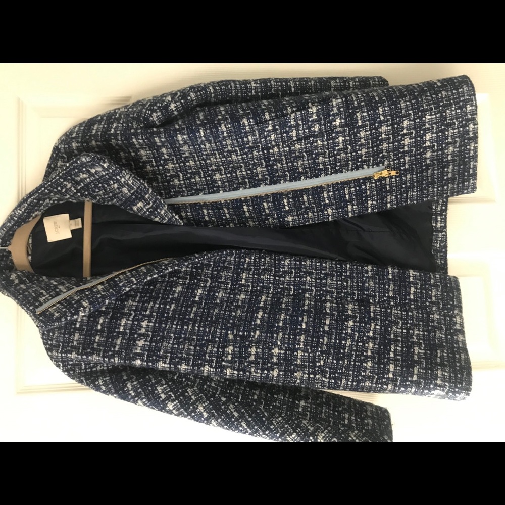 J. Crew tweed coat size 00